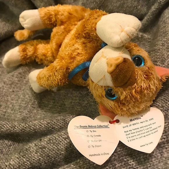 Collectible ty Beanie Baby ‘Mattie’ - Picture 7 of 7
